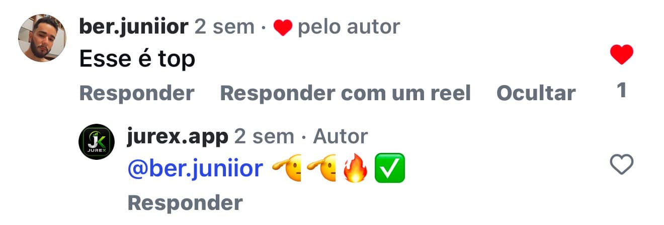 Depoimento de ber.juniior: Esse é top.